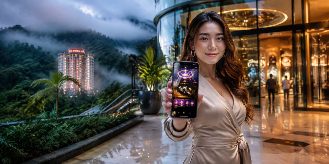 Pengguna Malaysia di kawasan peranginan membuat deposit ke platform 9th menggunakan kaedah tempatan