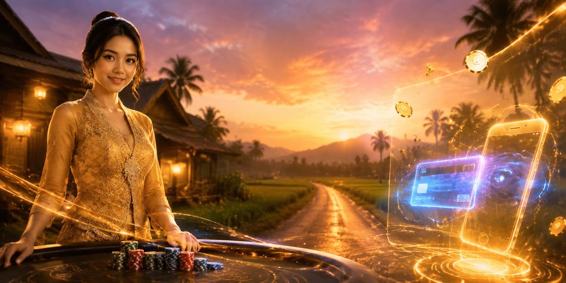 Hiburan kasino gaya tempatan Malaysia dengan pakaian kebaya mencerminkan identiti budaya pemain 9th