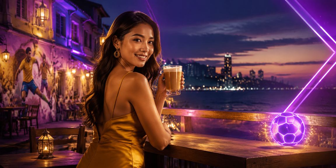 Peminat bola sepak Malaysia bertaruh secara dalam talian melalui platform 9th di Pulau Pinang